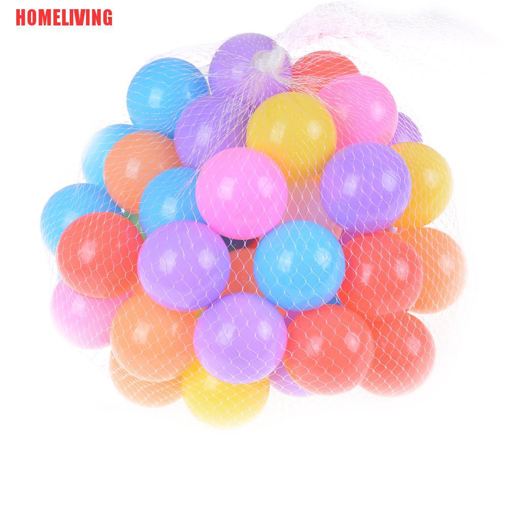Set 10 Quả Bóng Nhựa Mềm Thân Thiện Với Môi Trường Đồ Chơi Cho Bé
