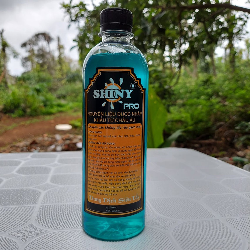 Dung Dịch Nước Vệ Sinh Xe Máy Không Chạm Tẩy Rỉ Sét Siêu Nhanh Shiny Pro 500ml