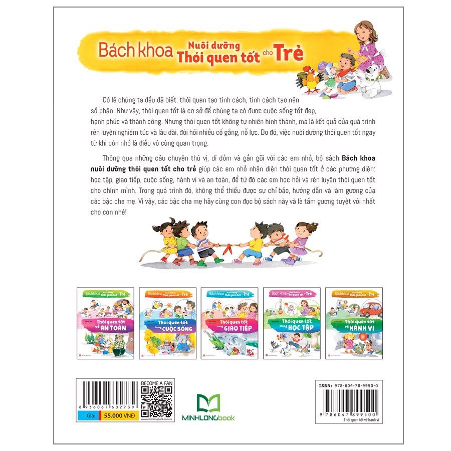 Sách - Bách khoa nuôi dưỡng thói quen tốt cho trẻ - Thói quen tốt về hành vi