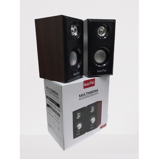 Loa Vi Tính, Loa Máy Tính vỏ bọc gỗ 2.0 Siêu Trầm YST 1014-D-092 Công Suất Lớn Đủ Bass Treble cực đỉnh
