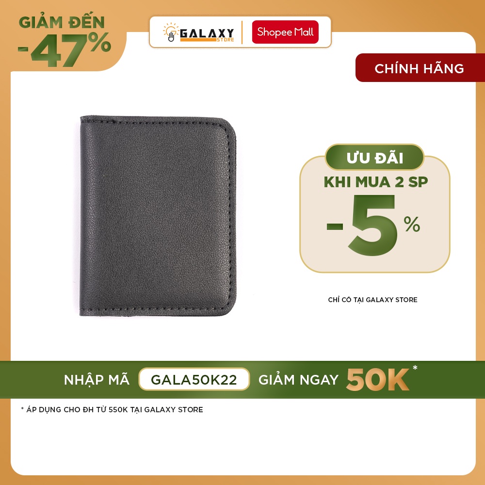 Ví Mini Nhỏ Gọn Để Thẻ Ngân Hàng Căn Cước Galaxy Store GVMB11 - Hàng Chính Hãng