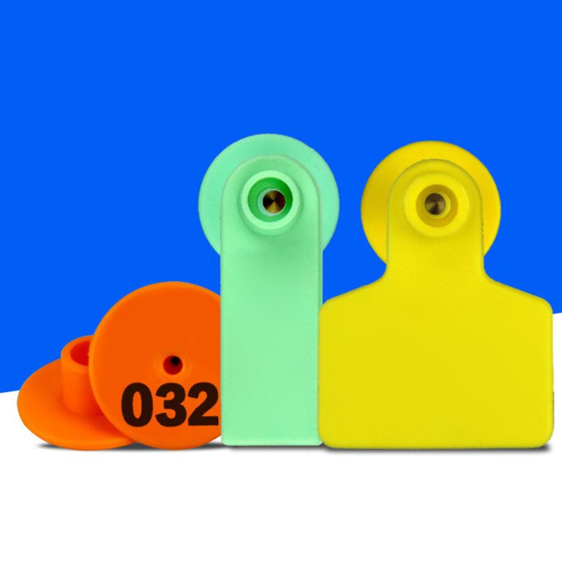 Set 100 Thẻ id / Tai Nghe Kèm Số Cho Ngựa / Heo / Cừu