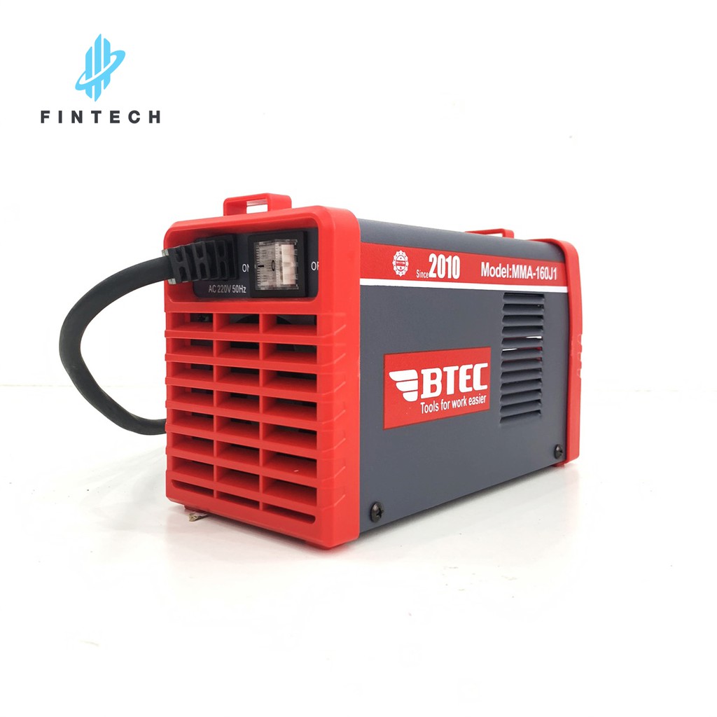 Máy Hàn mini inverter BTEC MMA-160J1 2 tụ 470 kéo que 2.5ly liên tục máy vẫn mát bảo hành 12 tháng trên toàn quốc