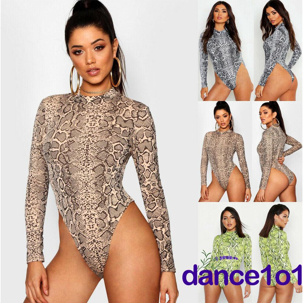 Áo thun nữ dài tay cổ tròn liền quần lót quyến rũ