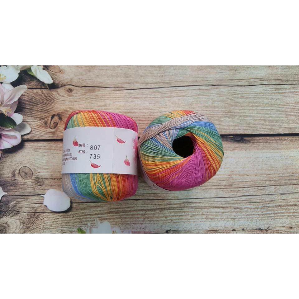 Sợi cotton loang anh đào