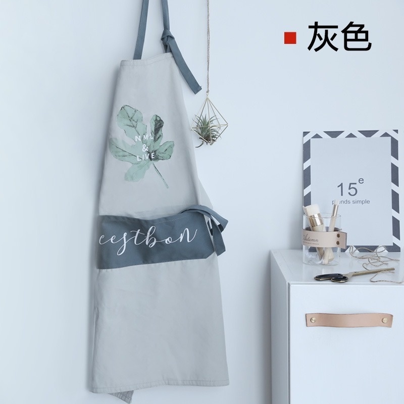 Tạp Dề Mỏng Thoáng Khí Chống Thấm Nước / Dầu Thiết Kế Đơn Giản Tiện Dụng Cho Nhà Bếp