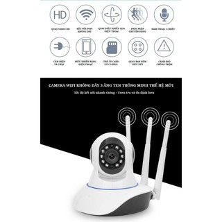 Camera wifi yoosee giám sát 3 râu