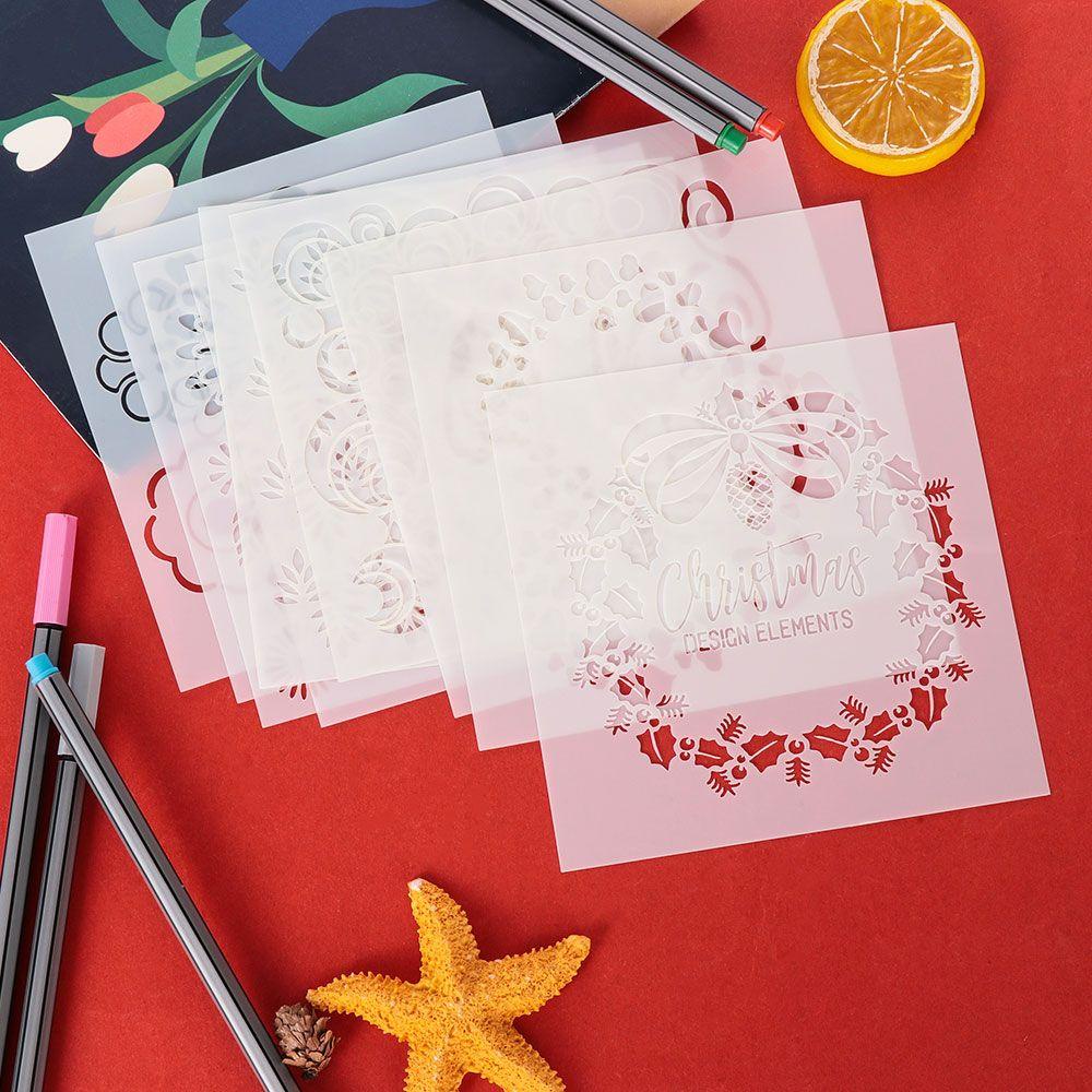 GOGOUP Bộ 9 Thẻ Giấy Dập Nổi Trang Trí Sổ Lưu Niệm