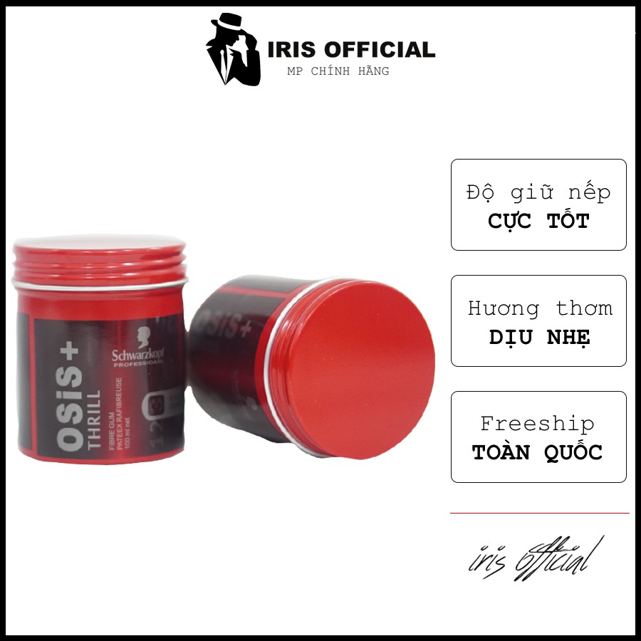 Sáp vuốt tóc nam  FREESHIP  Wax vuốt tóc Osis Thrill siêu giữ nếp (10-12h) 100ml - keo vuốt tóc chính hãng