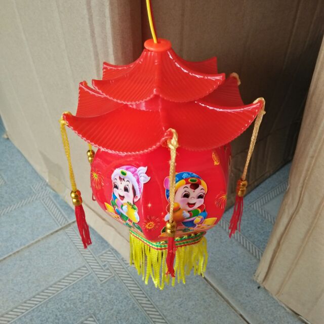Combo sỉ 30 cái lồng đèn trung thu 2 mái bé