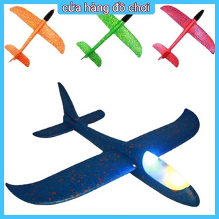 Máy bay xốp đồ chơi dạ quang 48cm cho bé trai