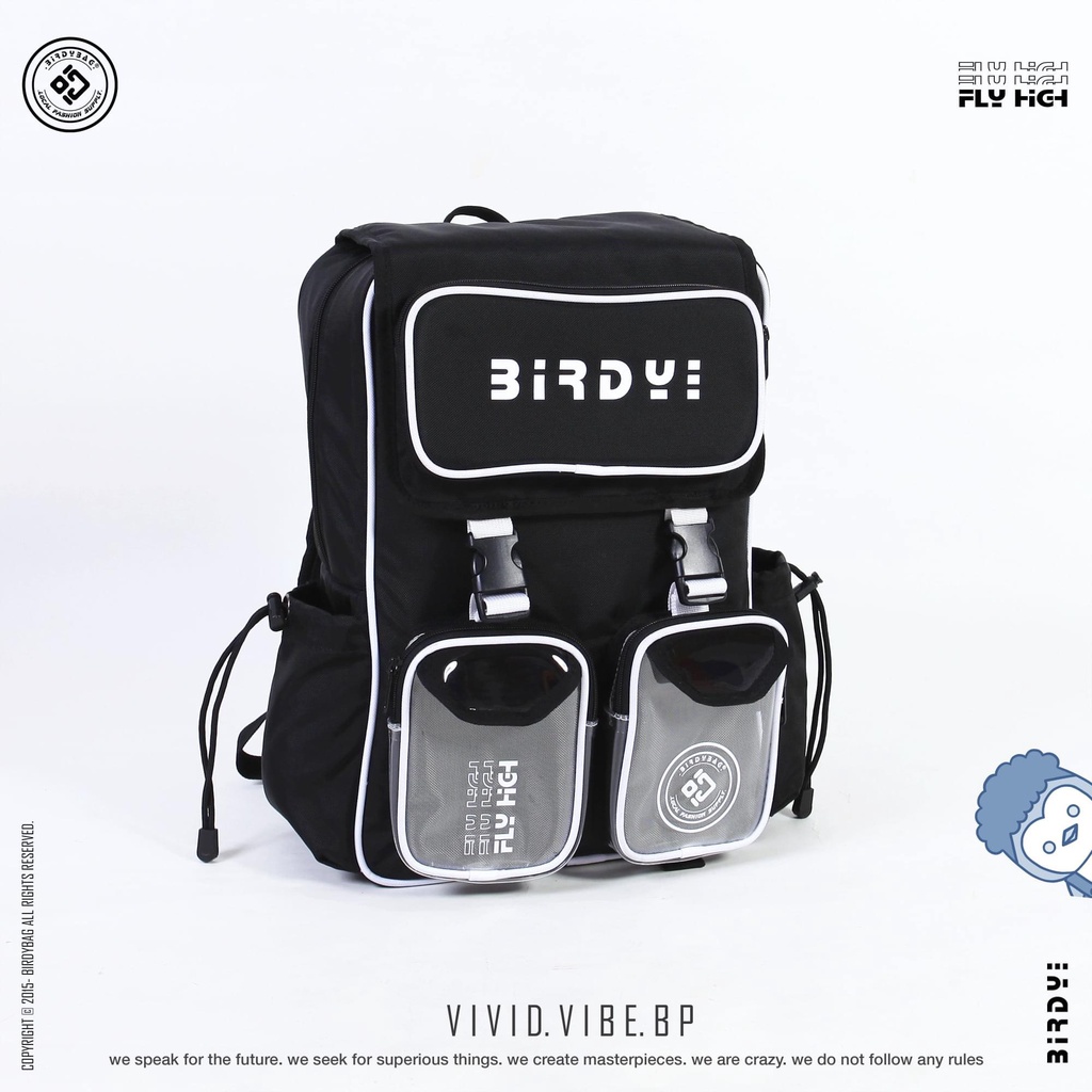 Balo Birdy Bag đi học du lịch (chuẩn cao cấp 1-1) (tặng full tag và giấy thơm) vukita157