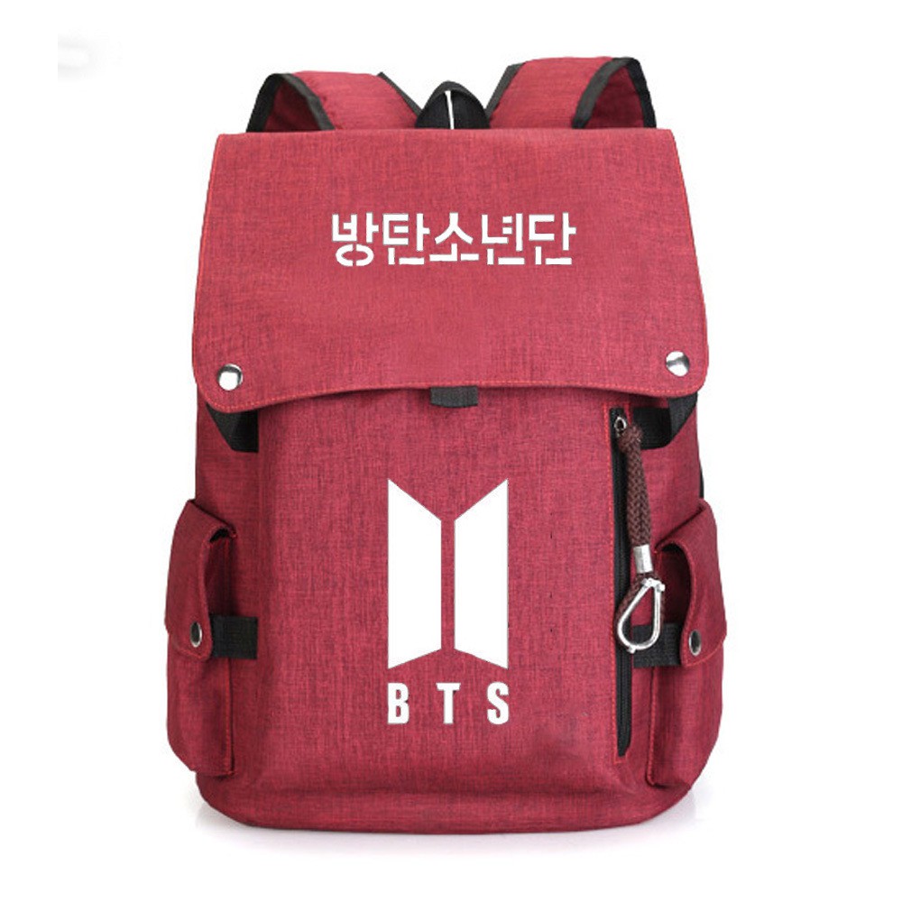 Ba lo BTS logo mới rẻ đẹp schollbag