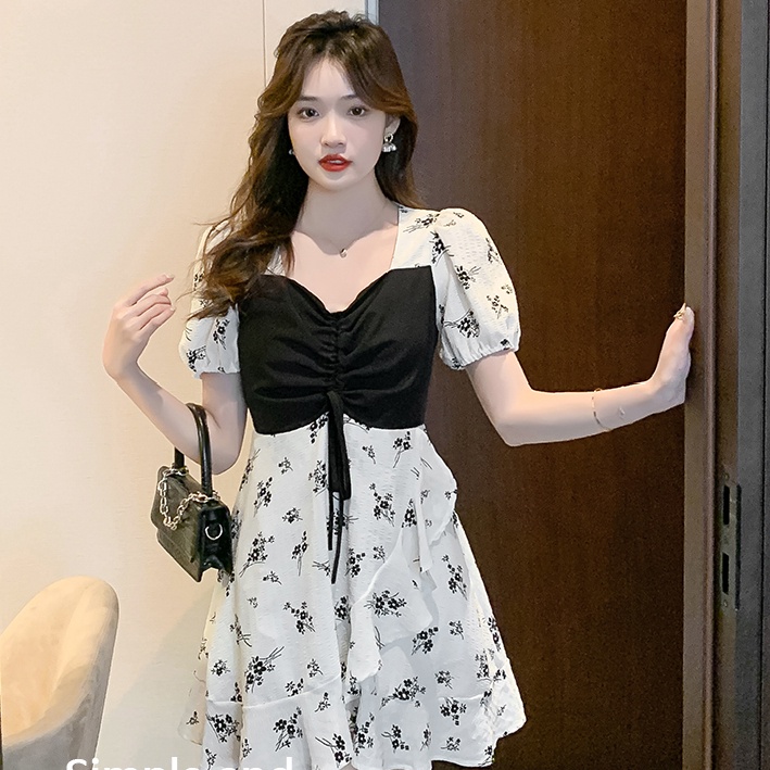 váy chữ a ngắn váy hoa nhí vintage đầm trắng váy tiểu thư sang chảnh đầm tay phồng đầm cúp ngực đầm bigsize nữ váy nữ xinh váy đi chơi đầm đi tiệc đầm nữ