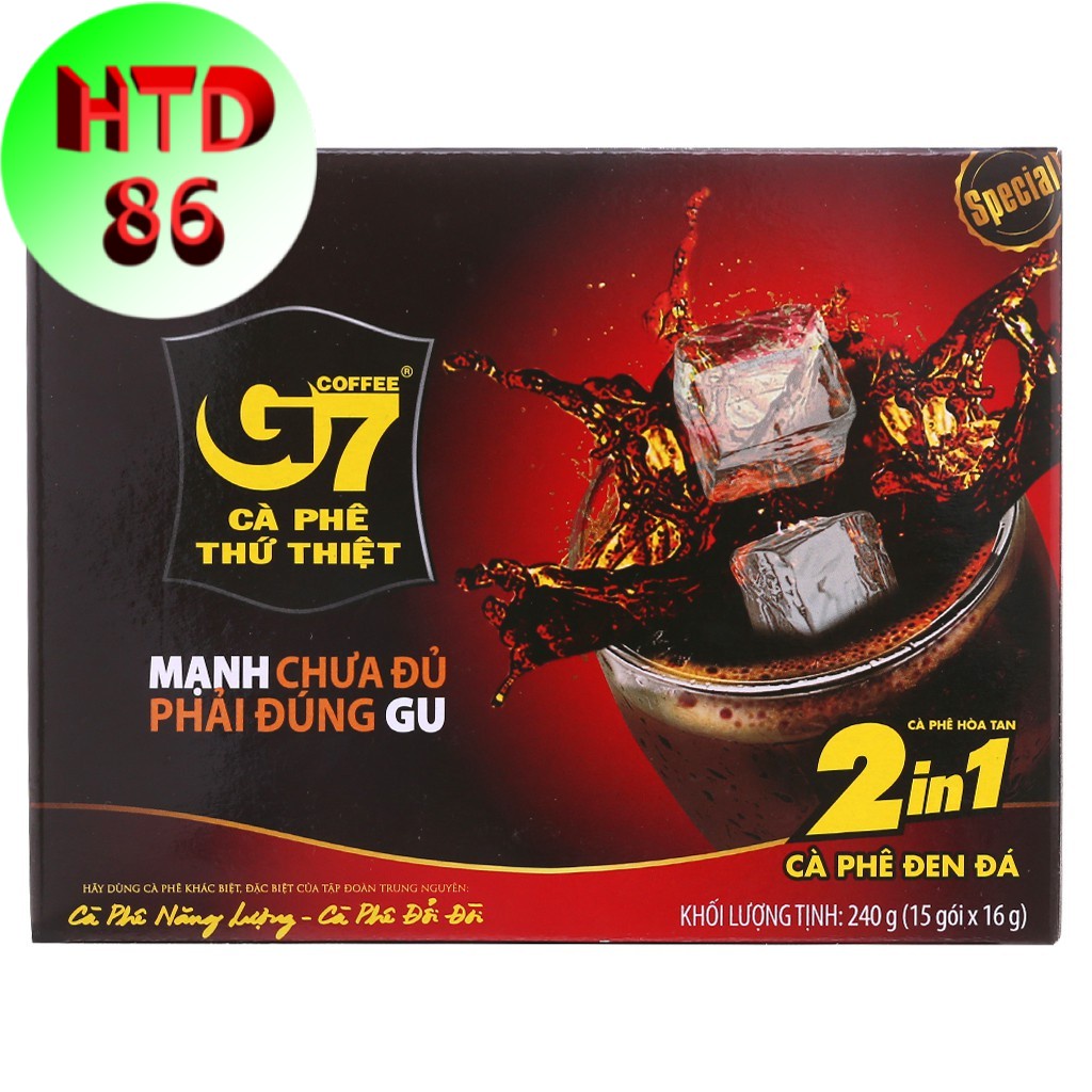 [Mã GROXUAN1 giảm 8% đơn 150K] (Date mới) Cafe G7 bịch 50 gói / cà phê trung nguyên G7 | BigBuy360 - bigbuy360.vn