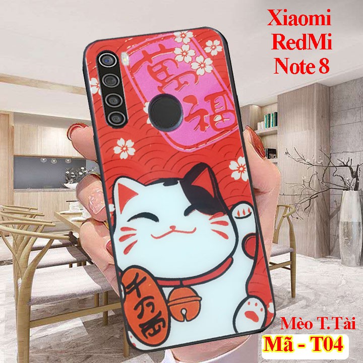 [Freeship] Ốp Lưng Xiaomi Redmi Note 8 - Ốp điện thoại Xiaomi Note 8 mặt lưng in hoa 3D đẹp sang trọng kính chống trầy