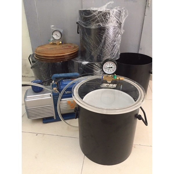 Bộ Nồi Máy Hút Bọt Khí Silicon, Epoxy, Composit