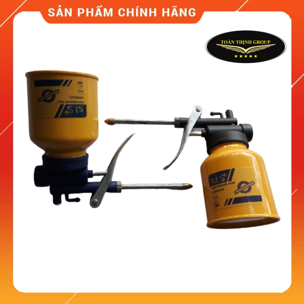 Bình Châm Nhớt, Tra Dầu, Bơm Nhớt Hiệu LS+ 250g - Bình Châm Dầu Nhớt Vỏ Bằng Thép Bền Tiện Dụng