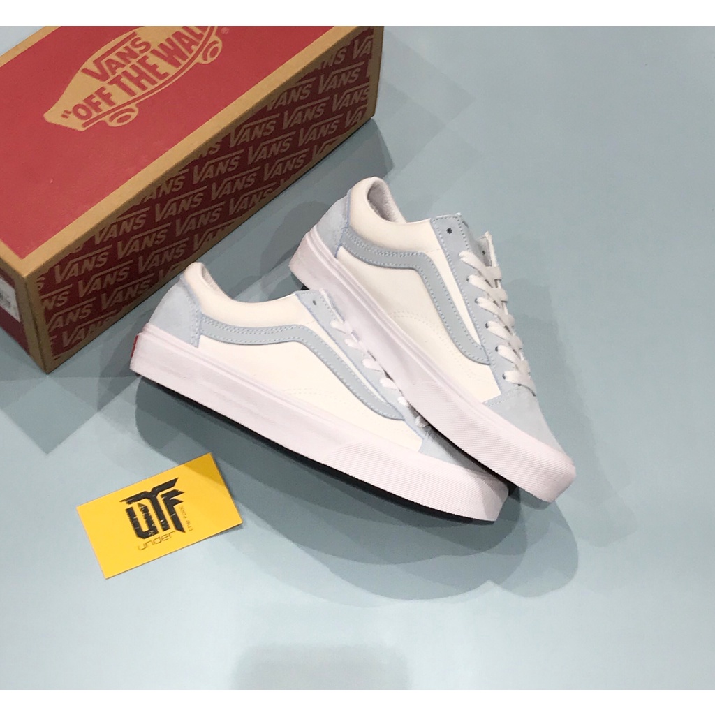 Giày Vans Old Skool Style 36 Blue cổ thấp chính hãng