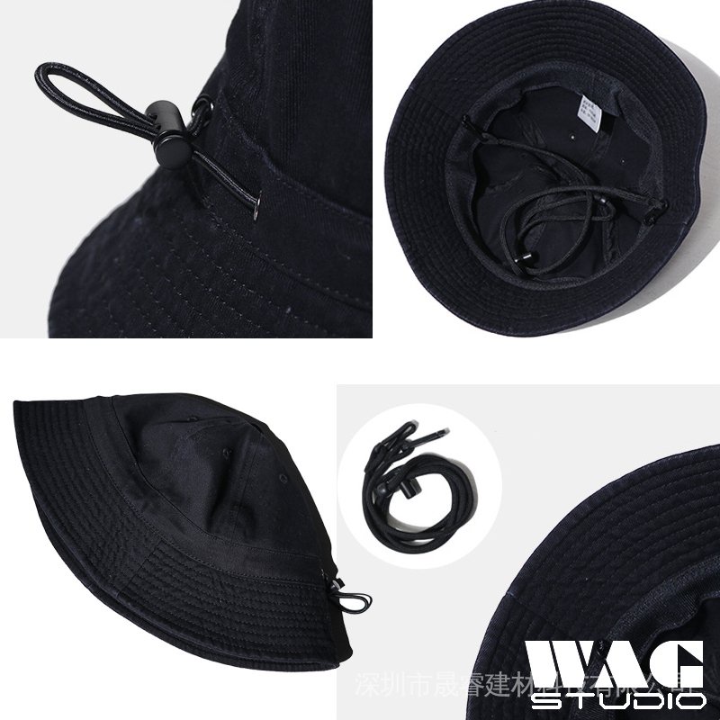Nón Tai Bèo Vải Cotton Có Dây Rút Điều Chỉnh Kích Thước