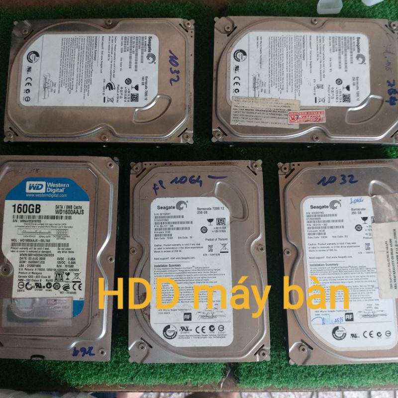 HDD PC 250gb 160gb 500gb 1000Gb ổ cứng tháo máy chính hãng