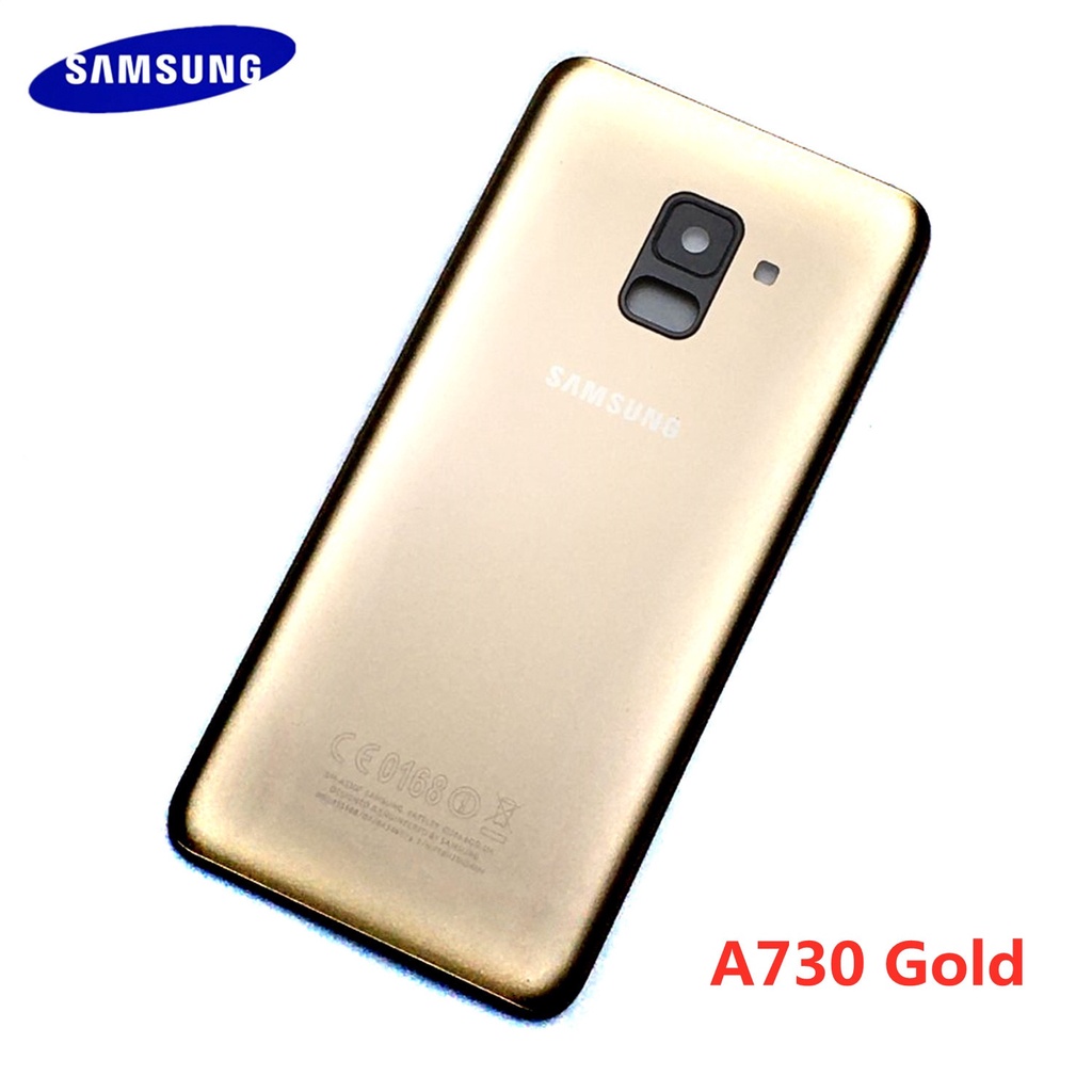 Nắp Lưng Điện Thoại Bằng Kính Dành Cho Samsung Galaxy A8 2018 A530 / A8 + A8 plus A730 (A530 A730