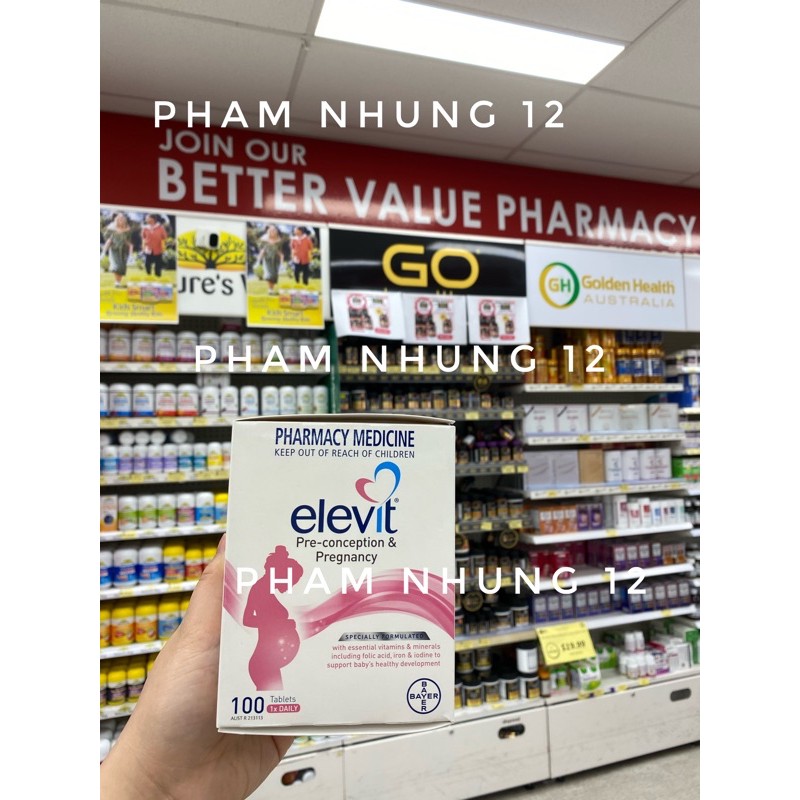 Vitamin tổng hợp cho bầu elevit