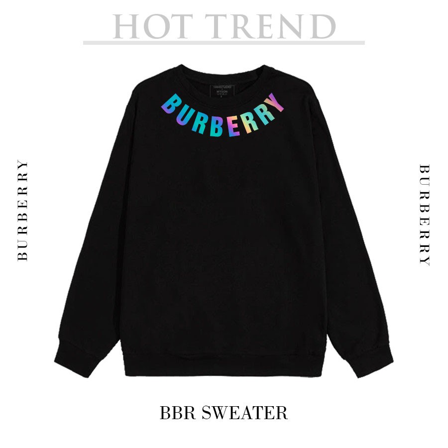 BST Áo sweater đen dài tay phản quang cực HOT hàng chuẩn đẹp - Limited