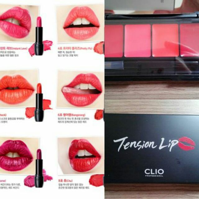 Bảng Son CLIO 4  màu tuyệt đep