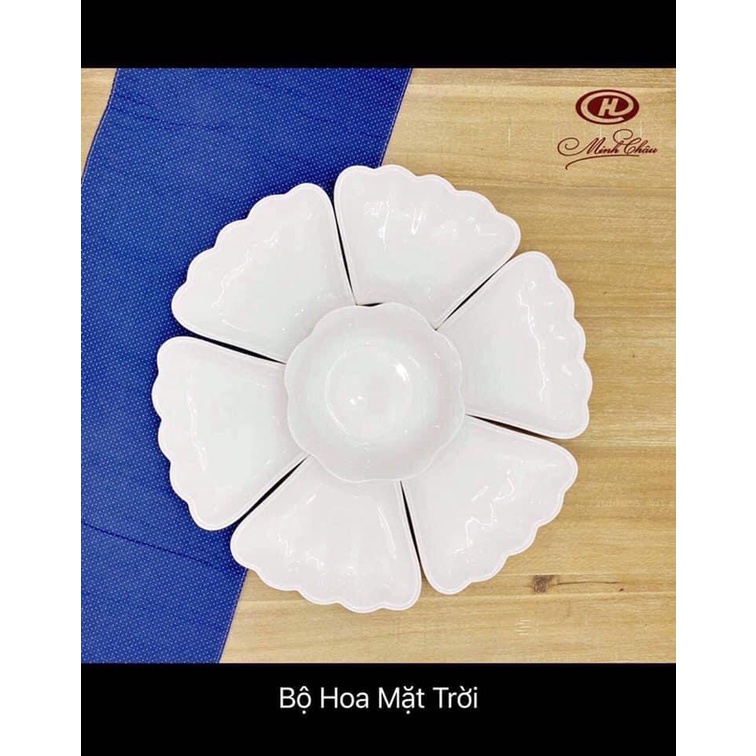 bộ bát hoa mặt trời