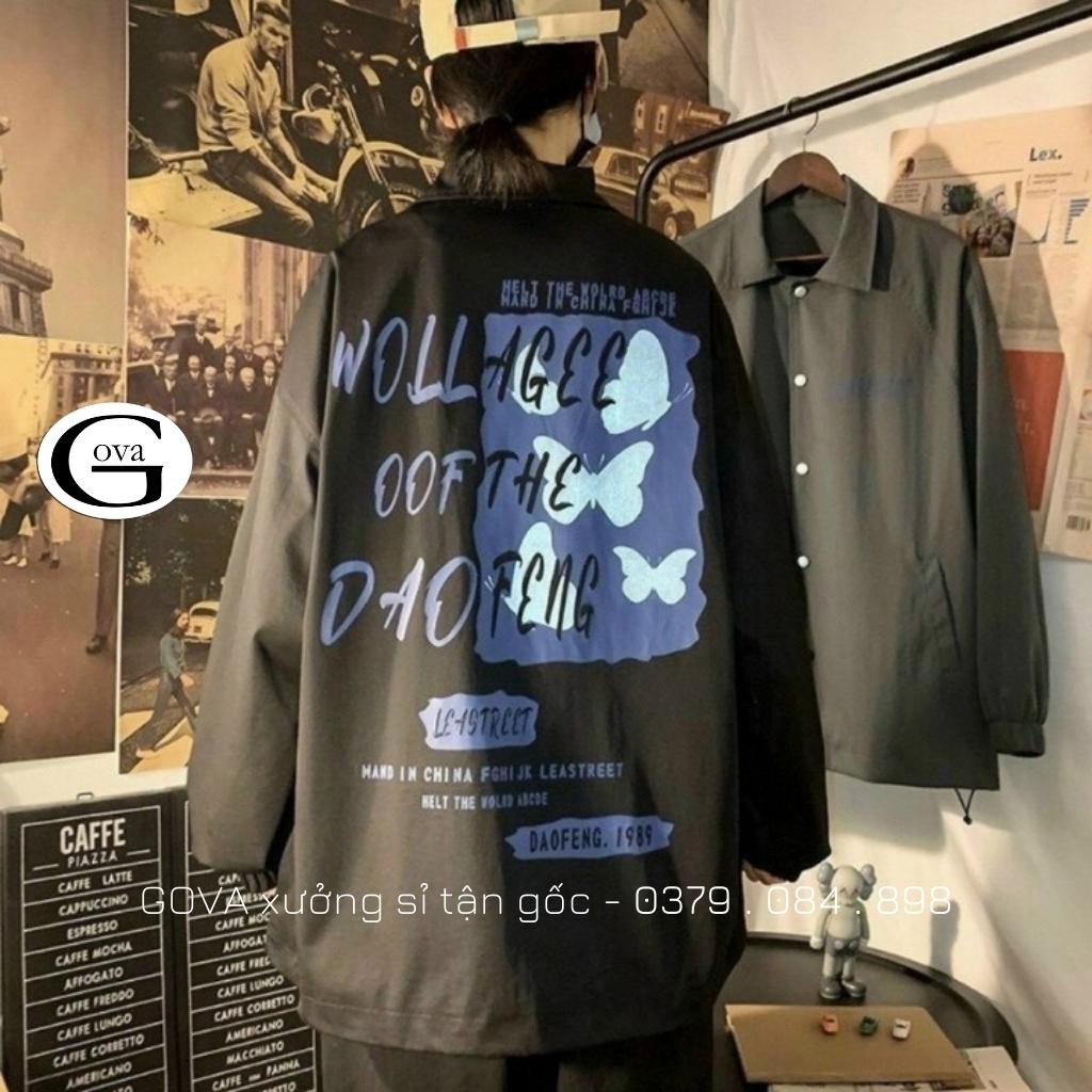 Áo khoác dù LEASTREET form rộng Unisex ulzzang 2 lớp Chống Nắng Jacket Bomber GOVA