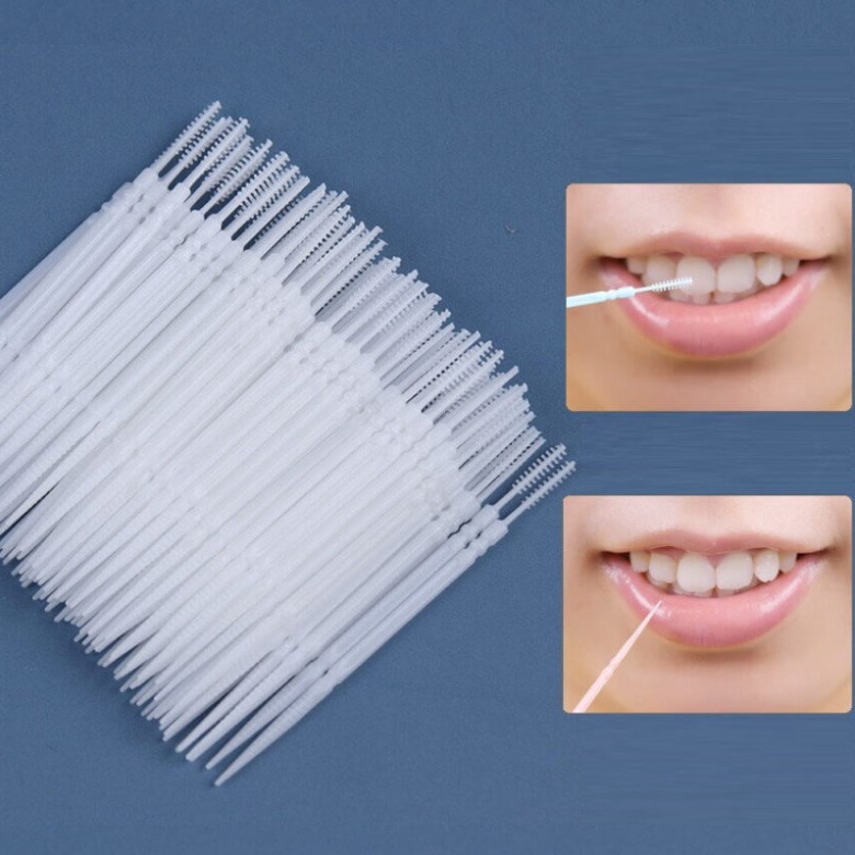 Tăm xỉa răng nha khoa Dontodent 2 đầu tiện dụng 150 tăm - Nội địa Đức