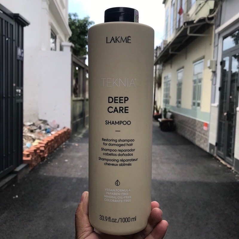 Dầu gội phục hồi tóc hư tổn Lakme Teknia Deep Care Shampoo 1000ml ( New 2020 )