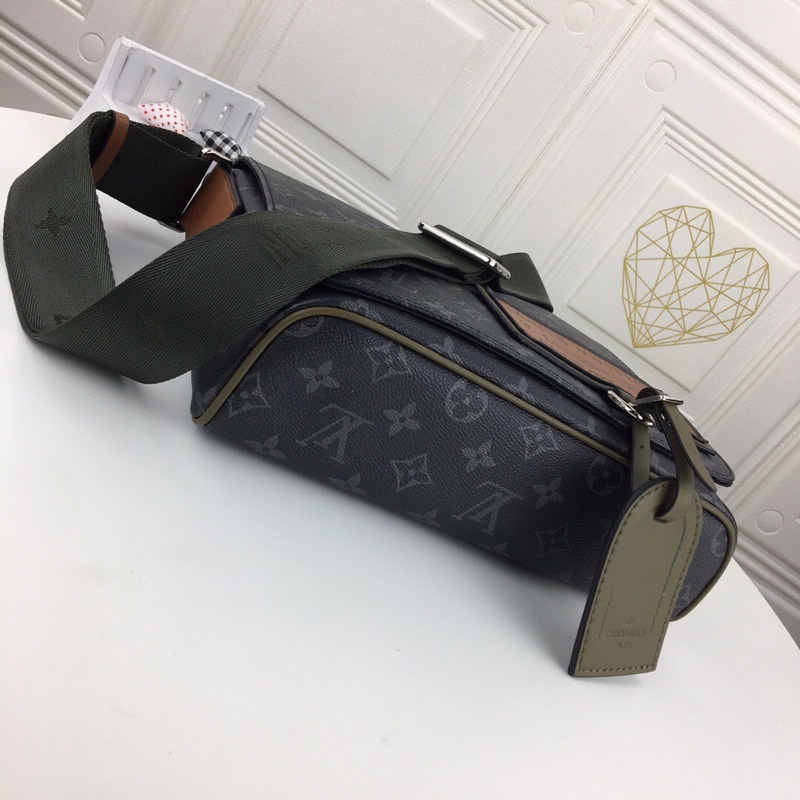 💯FREESHIP🔥Túi đeo chéo 𝕃𝕧 hoa đen quai xanh hot hit