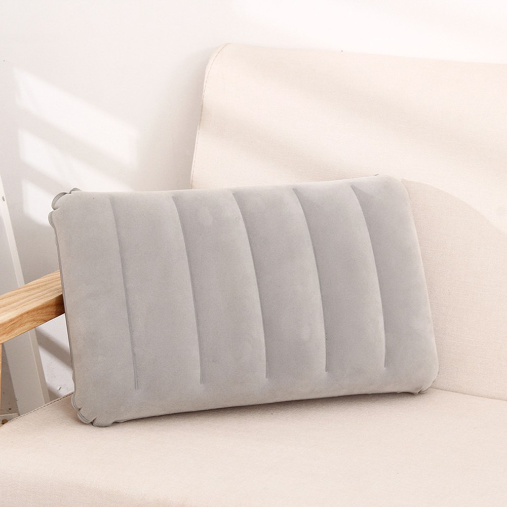 Gối bơm hơi dễ dàng gấp mở sử dụng đa năng kích thước 47x30cm