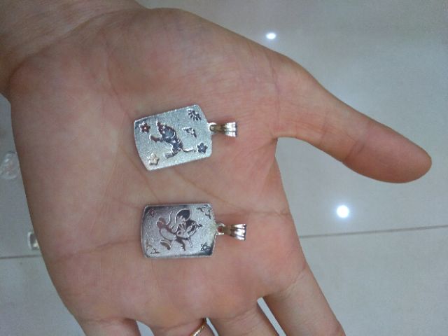 Mặt dây 12 con giáp bạc ta_Van jw