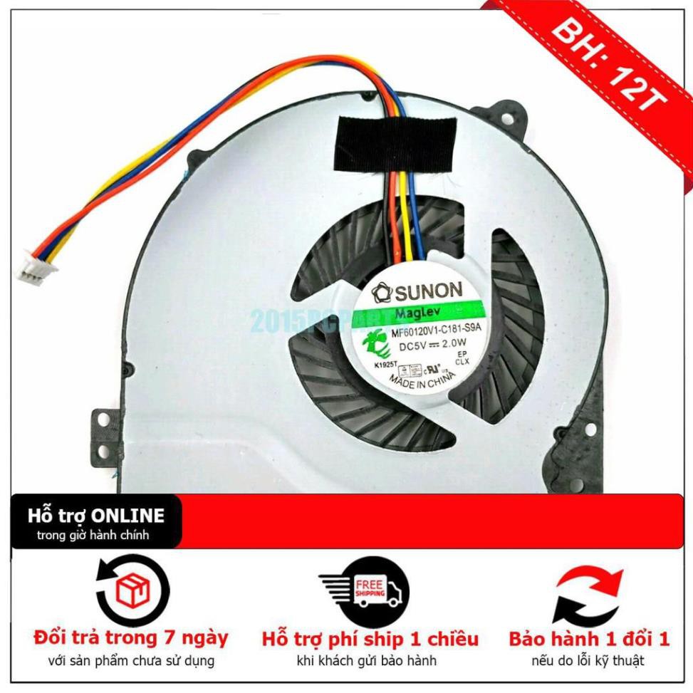 Quạt Fan CPU Asus F550V Y48C A550 A56C fan X550DP K550CA K56CA K56 K56C K56CA K56CB K56CM K56CM-XX008 CPU Cooling fan