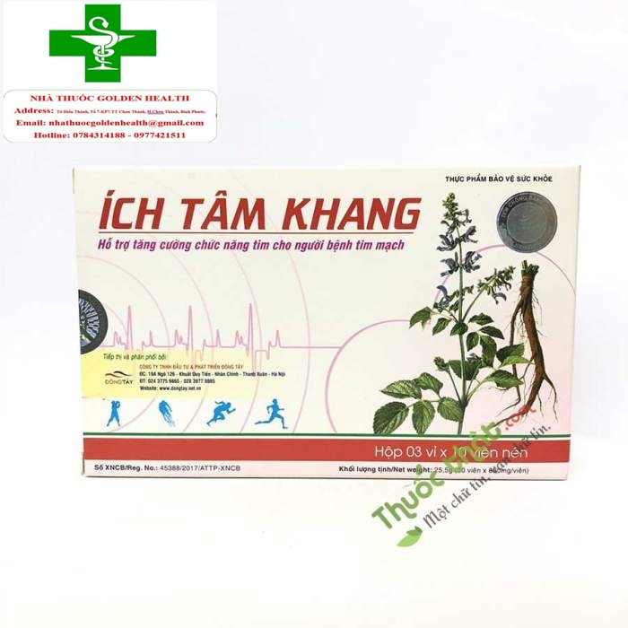 Ích Tâm Khang (hỗ trợ tăng cường chức năng tim cho người bệnh tim mạch)