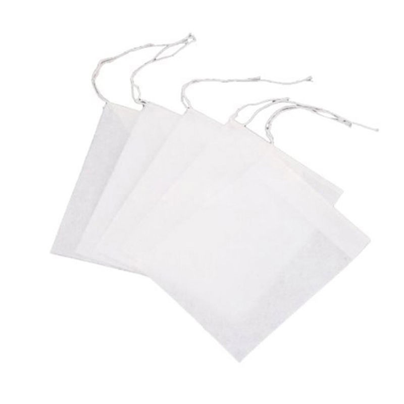 Set 100 túi lọc trà có dây rút chất lượng cao