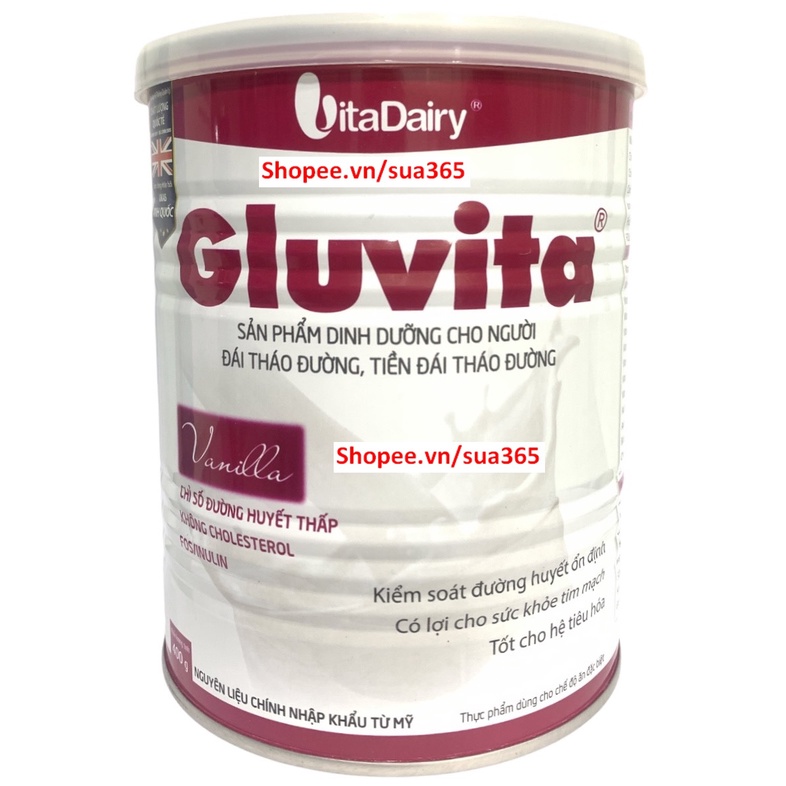 Sữa Gluvita và Gluvita Gold_900g và 400g ( Sữa Tiểu Đường ) - Date Luôn Mới