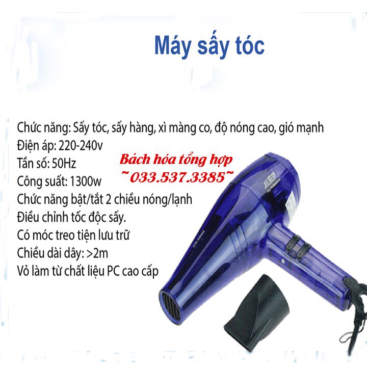 máy sấy tóc, máy sấy 2 chiều CB 6600