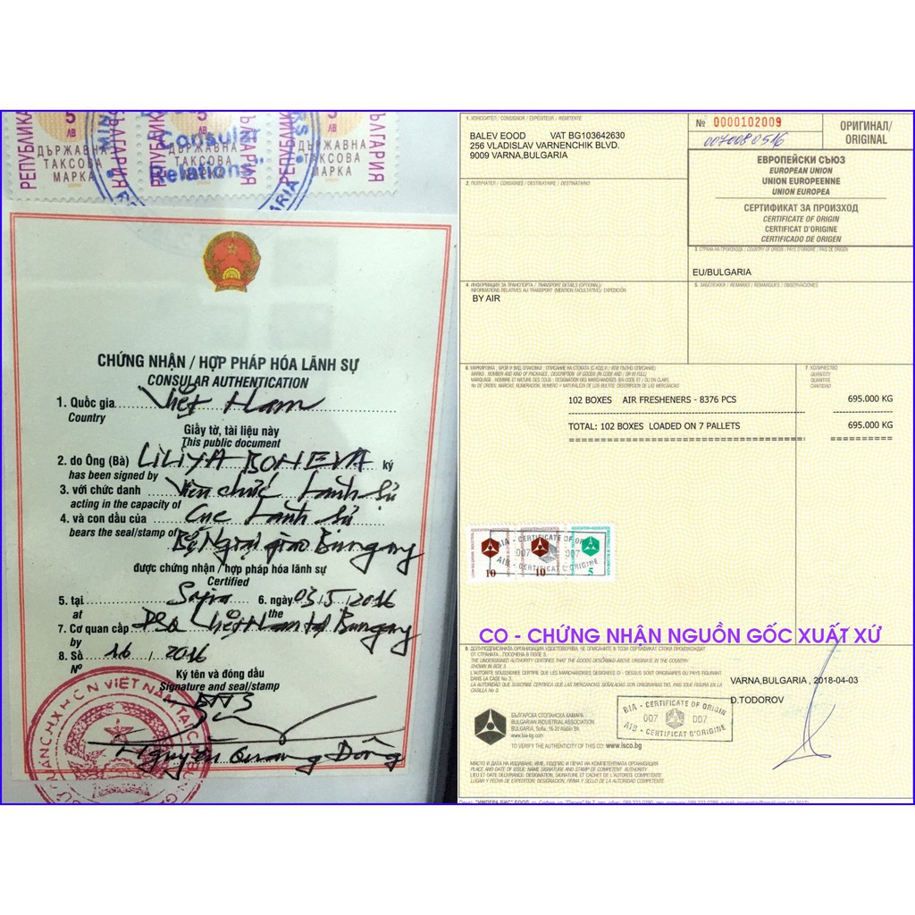 Lá thơm treo xe ô tô cao cấp MON AREON - hàng Nhập khẩu Bulgaria