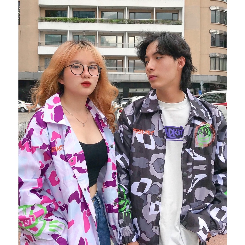 Áo Khoác Black Camo