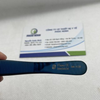 Nhíp gắp phẫu thuật Adson xanh Đức [Có mấu]