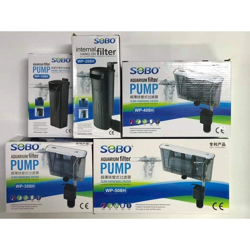Lọc thác đứng cho hồ cá Sobo WP-108H 208H