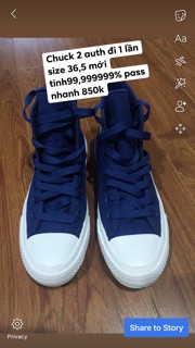 Thanh lý giày sneaker Vans, Converse auth 100% pass