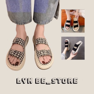Giày nữ 2 quai ngang nhún dạng sục hottrend