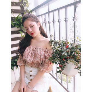 áo trễ vai hoa nhí [ hàng mới về ]