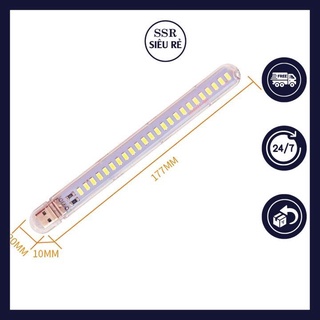 Đèn led 24 bóng siêu sáng cổng Usb (3000K - 6500K)