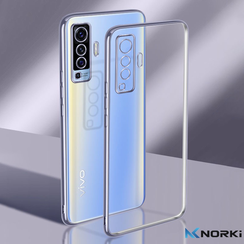 Ôp Điện Thoại Silicon Dẻo Tráng Gương Trong Suốt Sang Trọng Cho vivo y02s y78 y17s y27 y21 y33s y21s y20 y20i y20s y12a y12s y50 y30 Ốp